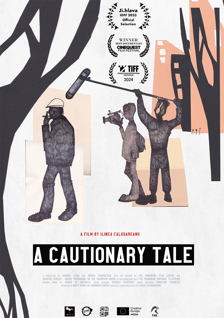 Cum să fiu mort, dacă-s viu? / A Cautionary Tale (2023) Poster film Cum să fiu mort, dacă-s viu? (2023), regia Ilinca Călugăreanu – producție Tangaj Production și Vernon Films, portofoliu ARTRIGHT.